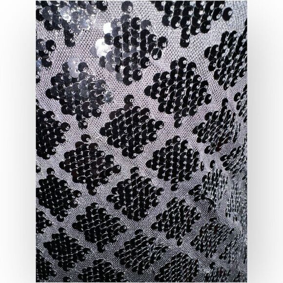 NWOT City Triangles Womens Black Sequin Mini Dress Size XS Juniors - Picture 3 of 12